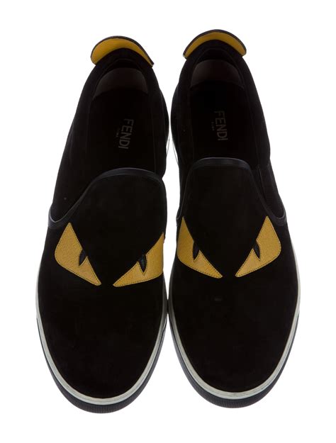 fendi monster men|Fendi monster slip on sneakers.